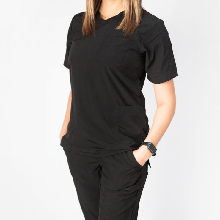 SCRUB ANTIFLUIDOS NEGRO DAMA