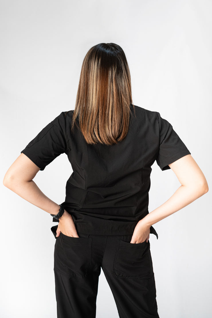 SCRUB ANTIFLUIDOS NEGRO DAMA
