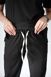 SCRUB ANTIFLUIDOS NEGRO DAMA