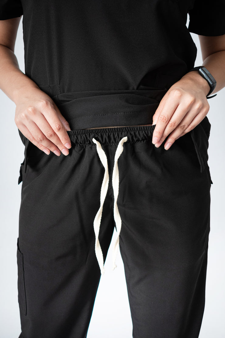 SCRUB ANTIFLUIDOS NEGRO DAMA
