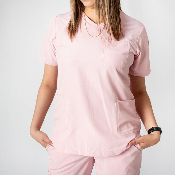 SCRUB ANTIFLUIDOS ROSA DAMA