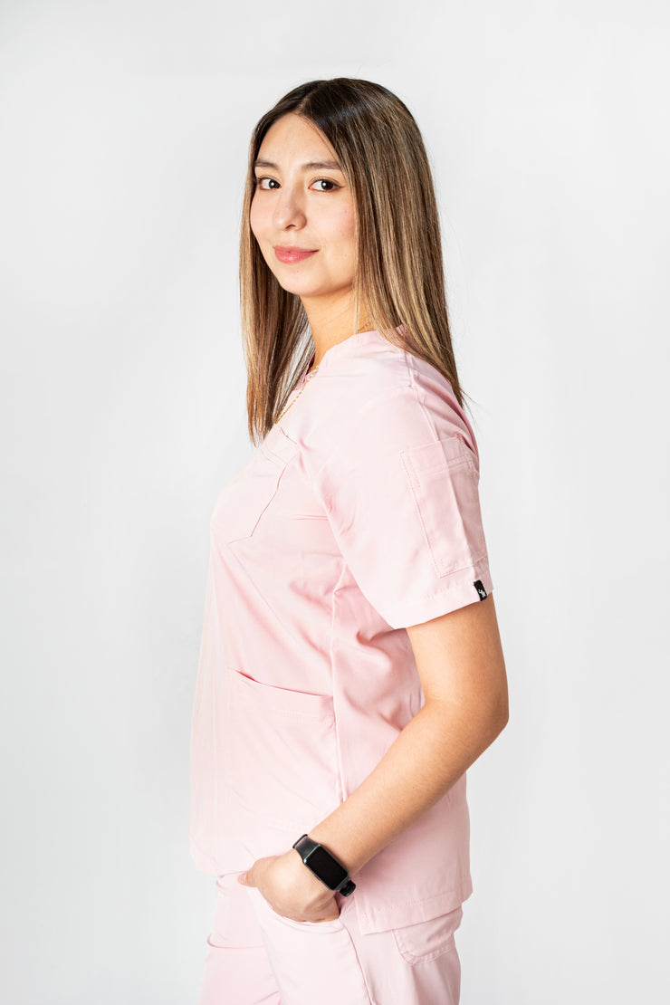 SCRUB ANTIFLUIDOS ROSA DAMA