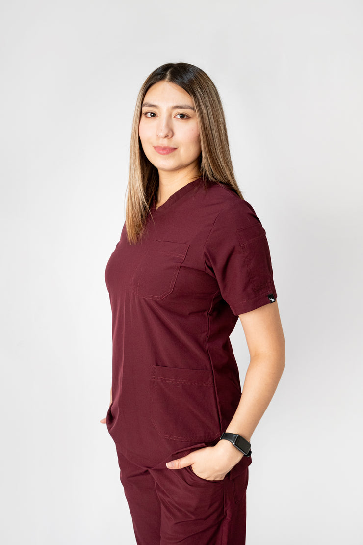 SCRUB ANTIFLUIDOS VINO DAMA