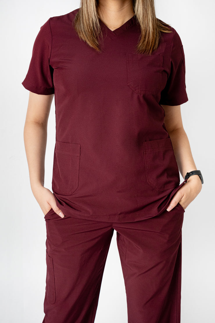 SCRUB ANTIFLUIDOS VINO DAMA