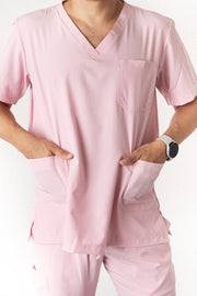SCRUB ANTIFLUIDOS ROSA HOMBRE