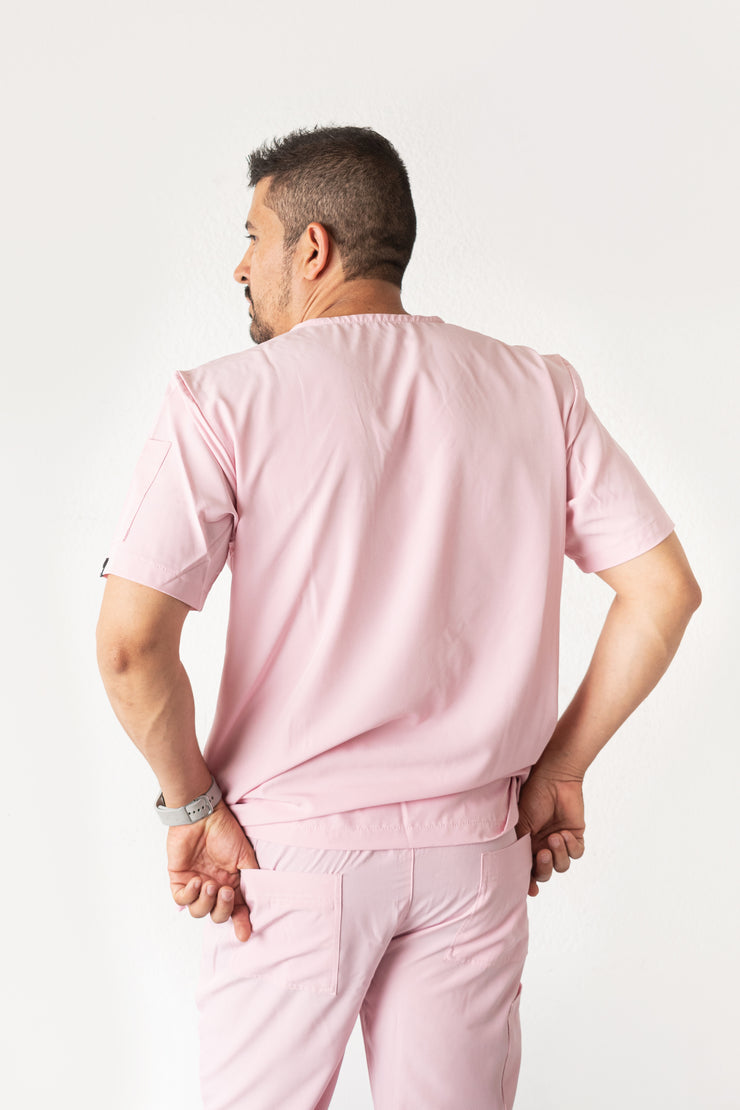 SCRUB ANTIFLUIDOS ROSA HOMBRE