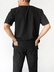SCRUB ANTIFLUIDOS NEGRO HOMBRE