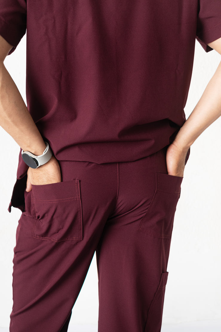 SCRUB ANTIFLUIDOS VINO HOMBRE