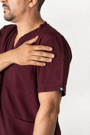 SCRUB ANTIFLUIDOS VINO HOMBRE